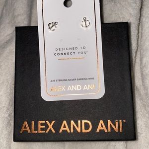 Alex and Ani Anchor Earrings